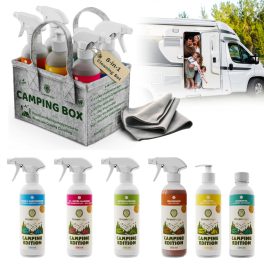   Greenhugo Camping Box - Premium Cleaning Set for Camping & Caravan, 6-Piece Set, Eco & Vegan