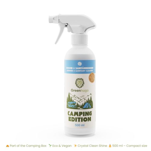 GREENHUGO ECO SHOWER & SANITARY CLEANER – CAMPING EDITION
