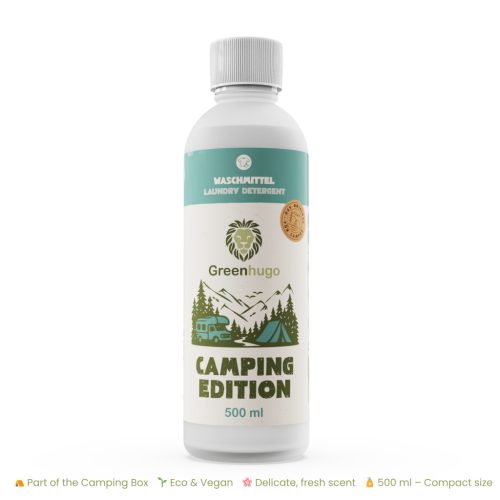 GREENHUGO ECO LAUNDRY DETERGENT + FABRIC SOFTENER – CAMPING EDITION